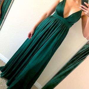 Windsor Hunter Green Gown